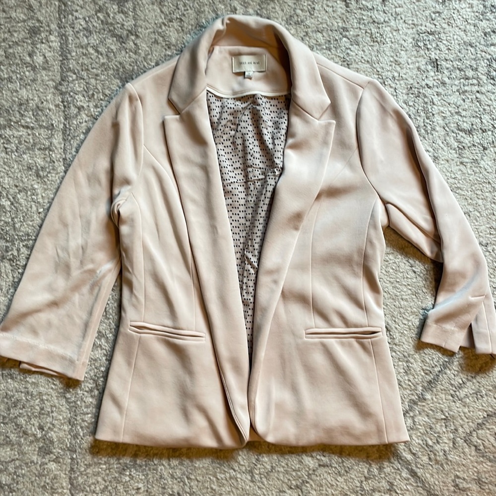 Light pink soft blazer